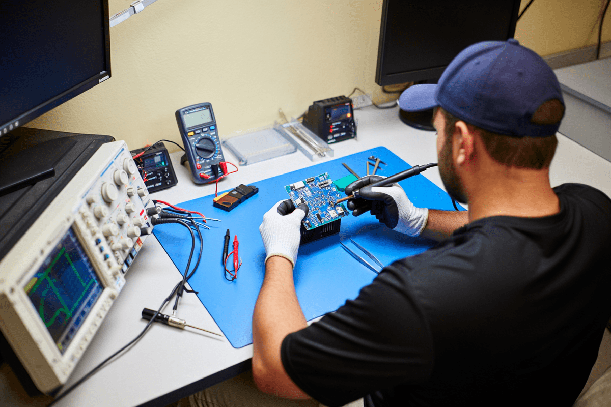 Процесс ремонта техники Huawei в huaweicentr