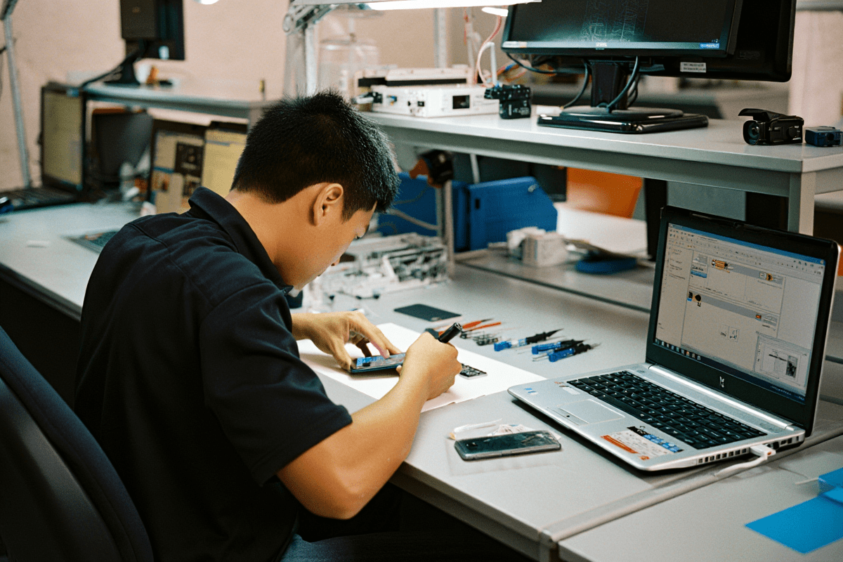 Процесс ремонта техники Huawei в huaweicentr